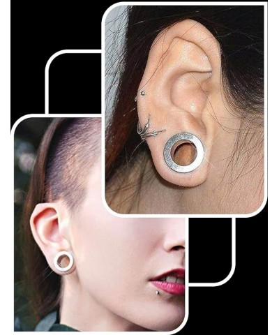 Screw Fit Ear Gauges Kit Surgical Steel Tunnel Expander Earrings Earlobe Plugs Stretching Body Piercing Jewelry Set for Women...