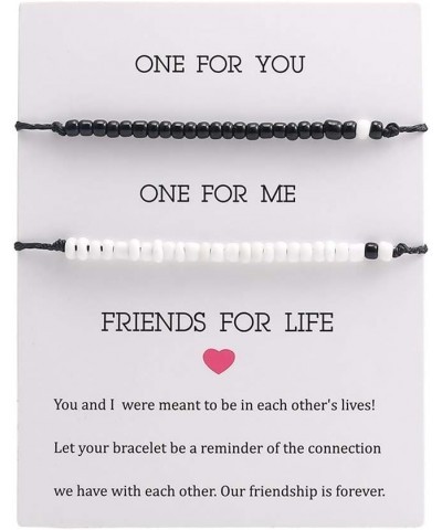 Best Friend Distance Matching Bracelets with Message Card Mini Bead Essential Oil Beads Charm Couple Sisters Bracelet Anklets...