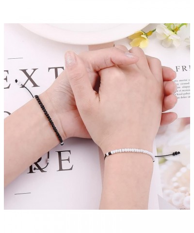 Best Friend Distance Matching Bracelets with Message Card Mini Bead Essential Oil Beads Charm Couple Sisters Bracelet Anklets...