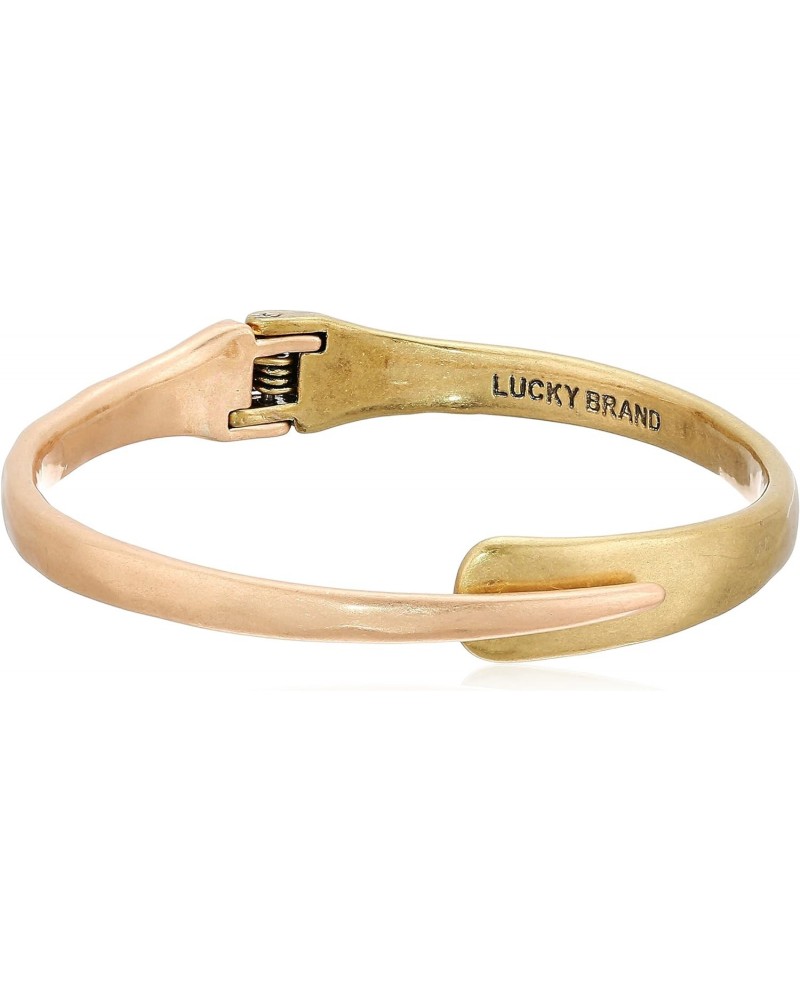 Two Tone Overlap Hinge Bracelet $13.52 Bracelets