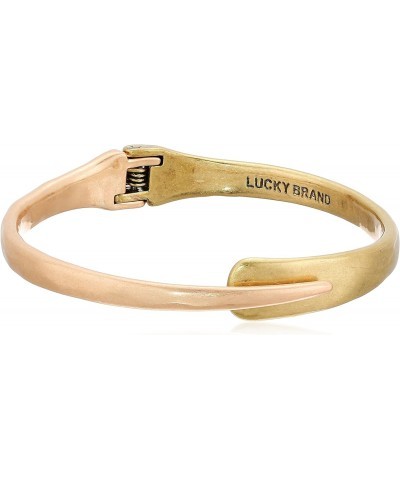 Two Tone Overlap Hinge Bracelet $13.52 Bracelets