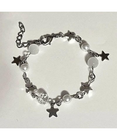 Y2k Bracelets Y2k Accessories Grunge Accessories Y2k Aesthetic Bracelet for Women Punk Accessories D $7.14 Bracelets